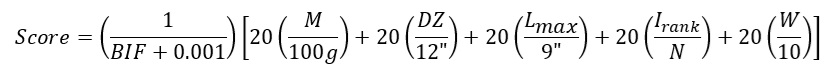 balloon drop formula