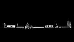 Laurie Hawkinson, "Cinetrain," Thesis 1982-83. Faculty John Hedjuk, Anthony Candido, Peter Eisenman, Donald Wall, and Regi Weile.