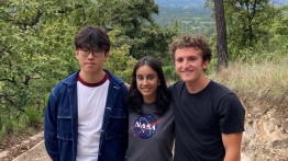 Image of Ryan Chung, Azra Rangwala, and Jacob Krebs.