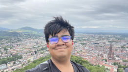 Pavan on a hike in Freiburg, Germany