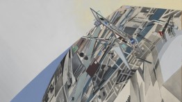 Detail: Zaha Hadid, The World (89 Degrees), 1984.