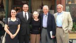 From left: Jeanne Lunin, Jamshed Bharucha, Joan Morris, Ed Durbin and Derek Wittner