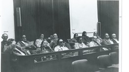 December 1974, Lincoln Nebraska, Federal Court House. Sioux and Cheyenne elders who presented testimony at a court hearing on the Wounded Knee siege trials of 1973.