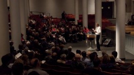 David Hume Lecturing in the Great Hall