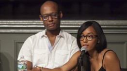 Delano McFarlane, formerly of Venmo, and Subriya Stukes, Albert Einstein College of Medicine. Photo: João Enxuto.