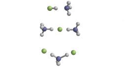 Image Description - Top: Traditional hydrogen bonding between hydrogen fluoride and ammonia. Middle: Proton-shared hydrogen bonding within an anion cluster. Bottom: proton-shared and traditional hydrogen bonding within a cation cluster.