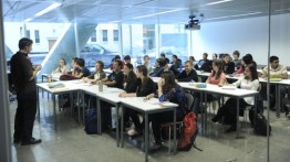 Class at the Cooper Union New Building