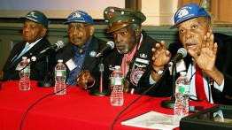 Bill Johnson, Dabney Montgomery, Julius Freeman and Richard Braithwaite at the Great Hall

