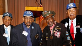 Bill Johnson, Dabney Montgomery, Julius Freeman and Richard Braithwaite at the Great Hall. Photos by Michael DiVito