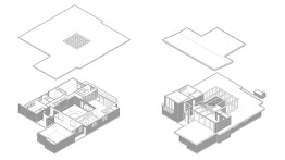 Axonometric Drawings, Chase House. Image courtesy of David Heymann. 