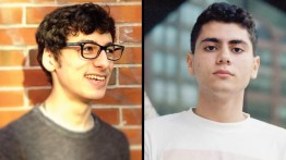 STEM teaching fellows, Matthew Grattan BSE’19 MChE’21 (l) and Mahmoud Khair-Eldin CE’21