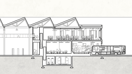 Detail of an RV "plug in" that creates a domestic section of an Amazon warehouse, from Zhenni Zhu's thesis