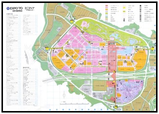 Site Map, Expo ’70; Courtesy of expomuseum.com