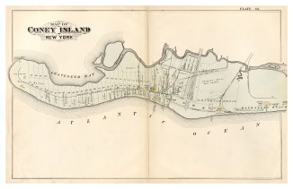 Plate 35. 1880. Atlas of the Entire City of Brooklyn, Complete in One Volume. G. W. Bromley & Co. (Publisher). The Lionel Pincus and Princess Firyal Map Division, New York Public Library Digital Collections.