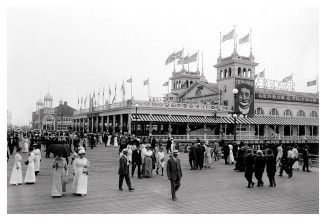 Steeplechase Park, Coney Island, N.Y. c1905. Daniel Hagerman (Photographer). 