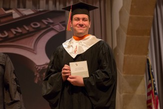 Corey Nezin EE'18, recipient of the Harold S. Goldberg Prize