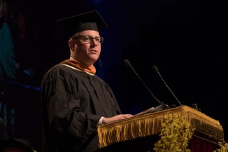 Inauguration speaker Stephen Welby, executive director of the IEEE  