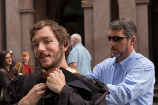 Michael Boyd and his father