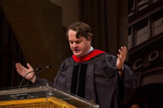 The Reverend Robert M. Pennoyer II, of the Grace Church School, delivered the invocation