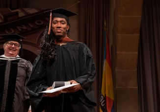 Jhakai Deshong A'19 received the Jacques and Natasha Gelman Foundation Award