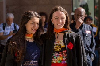 Skylar Eiskowitz and Mary Dwyer, mechanical engineering graduates