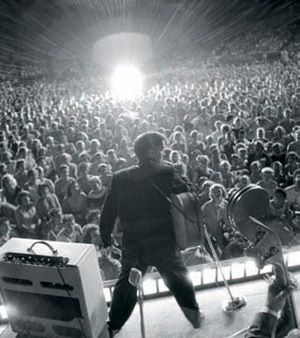 elvis performing